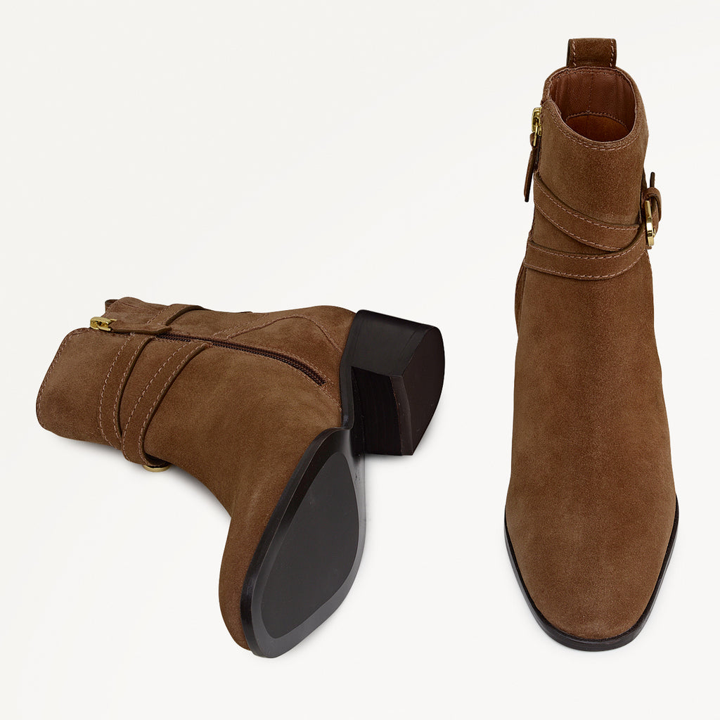 Acorn Walk Trim Jeans Boot Coffee - 112550