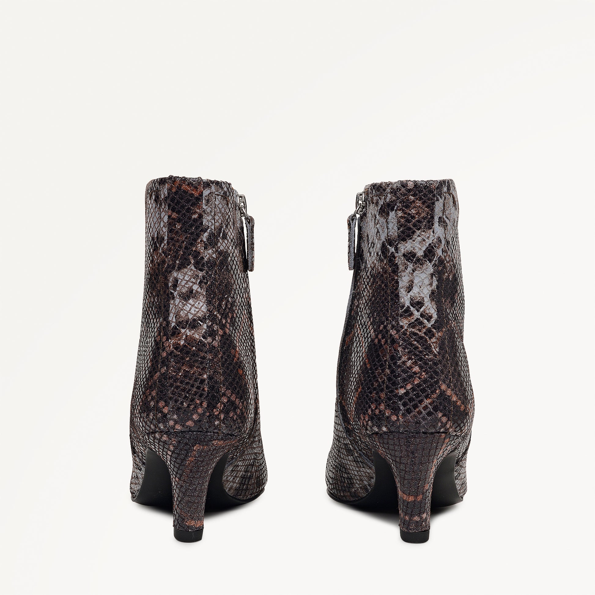 Montpellier Parade Clean Curve Heel Boot Carmine - 112552
