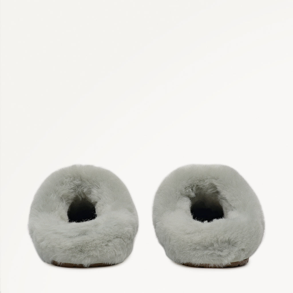 CLOUD STREET LUXE SHEARLING FLUFF MULE MINT