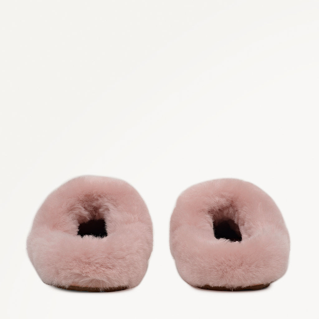 CLOUD STREET LUXE SHEARLING FLUFF MULE PINK