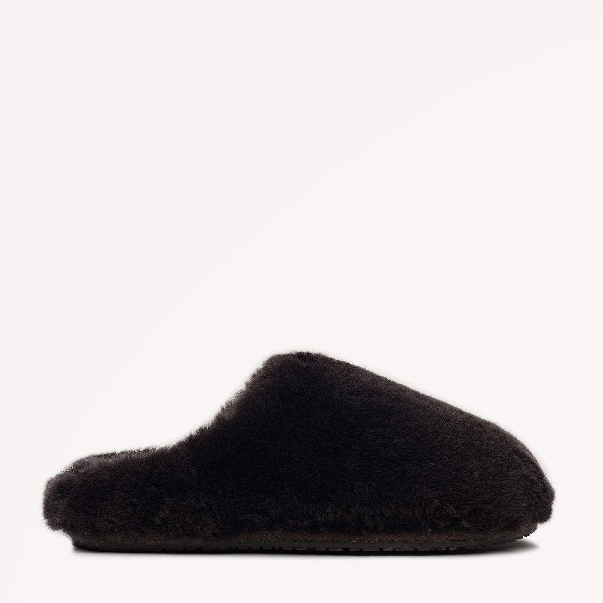 CLOUD STREET LUXE SHEARLING FLUFF MULE CHOCOLATE