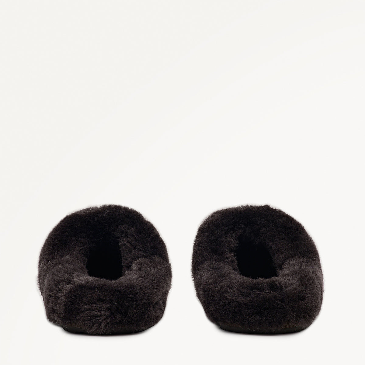 CLOUD STREET LUXE SHEARLING FLUFF MULE CHOCOLATE