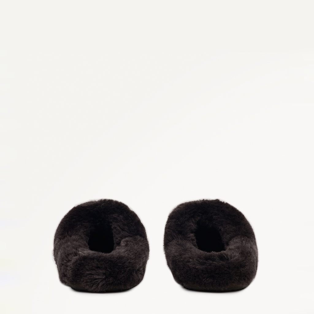 Cloud Street Luxe Shearling Fluff Mule Chocolate - 112560