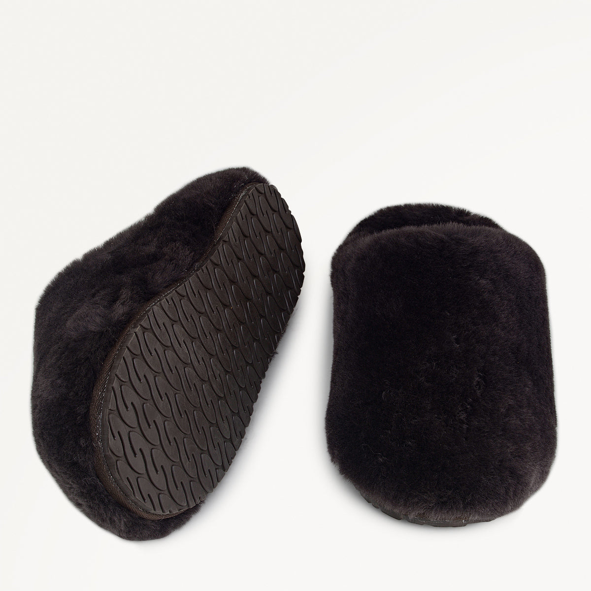 CLOUD STREET LUXE SHEARLING FLUFF MULE CHOCOLATE