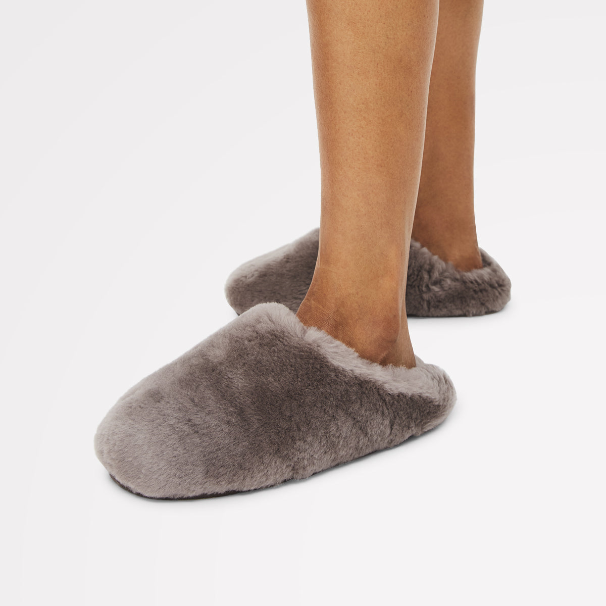 Cloud Street Luxe Shearling Fluff Mule Mink - 112561