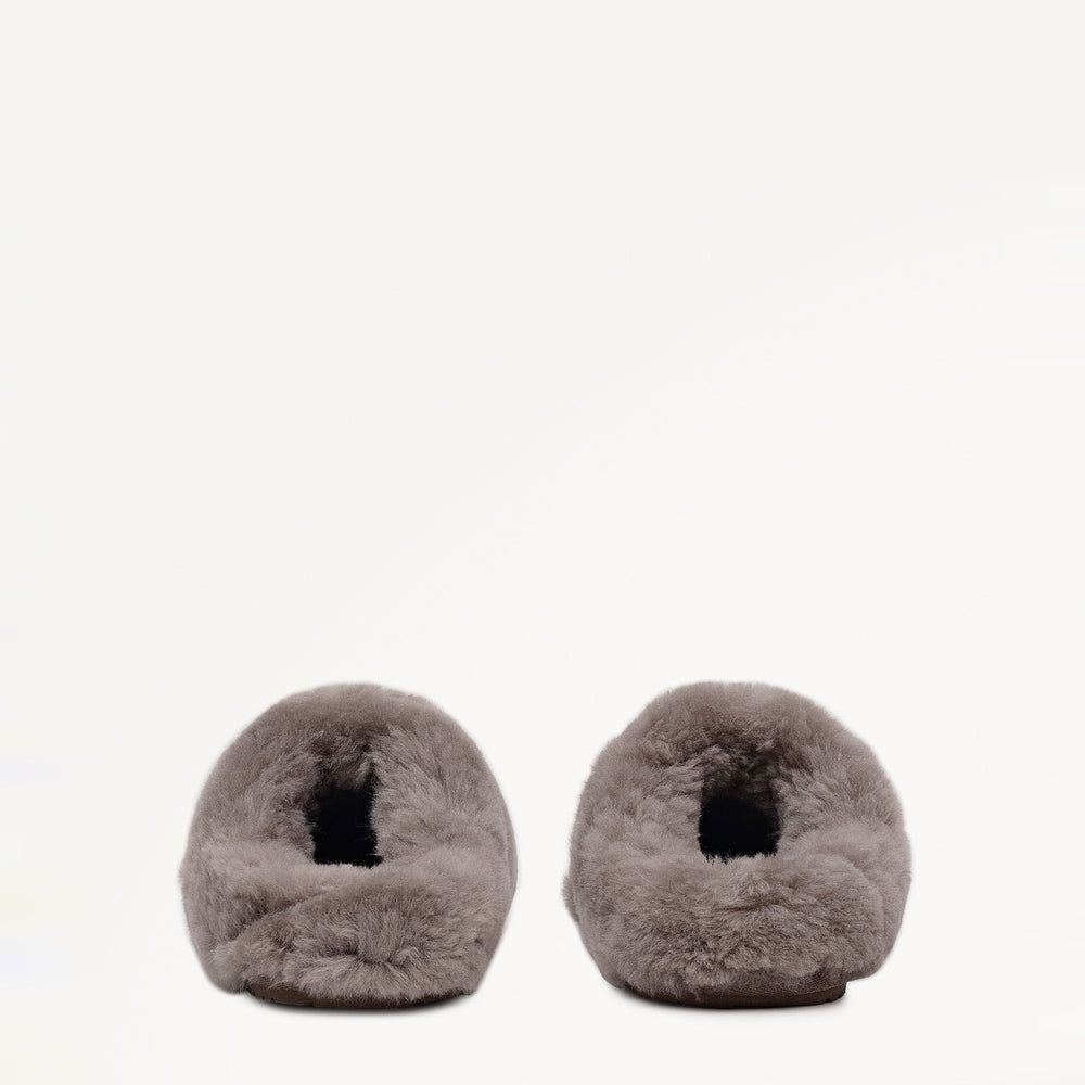 Cloud Street Luxe Shearling Fluff Mule Mink - 112561