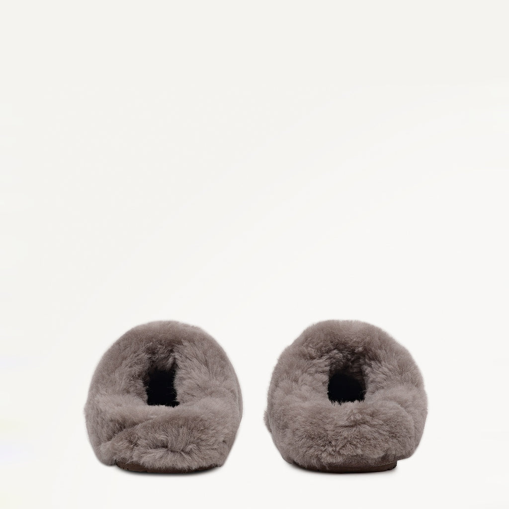 Cloud Street Luxe Shearling Fluff Mule Mink - 112561