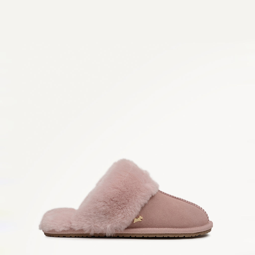 Chelsea Creek Seam Shearling Cuff Mule Pink - 112567