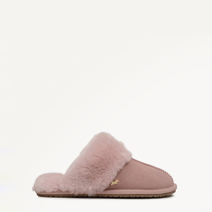 Chelsea Creek Seam Shearling Cuff Mule Pink - 112567