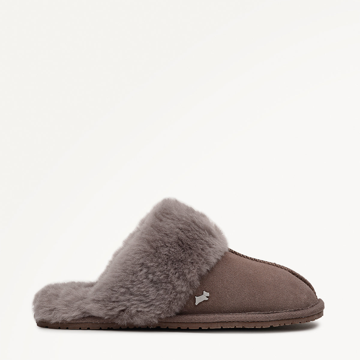 CHELSEA CREEK SEAM SHEARLING CUFF MULE MINK