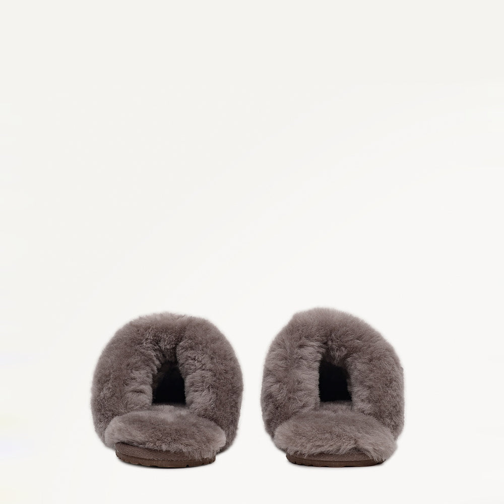 Chelsea Creek Seam Shearling Cuff Mule Mink - 112569