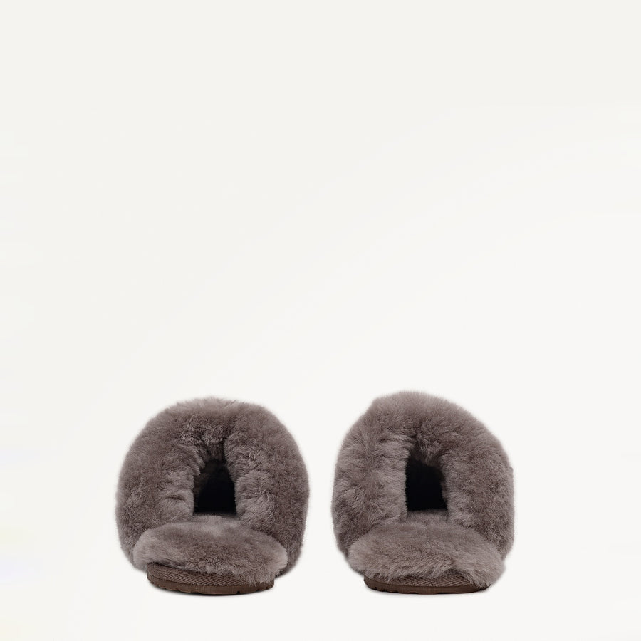 Chelsea Creek Seam Shearling Cuff Mule Mink - 112569