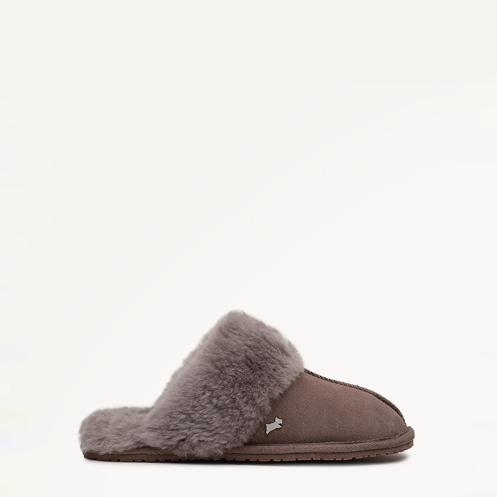 Chelsea Creek Seam Shearling Cuff Mule - RQE11901