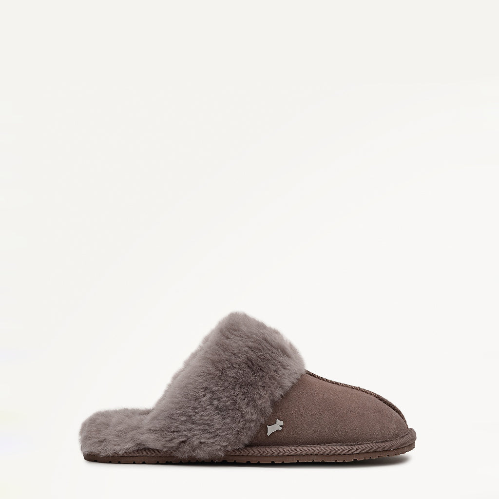 Chelsea Creek Seam Shearling Cuff Mule Mink - 112569