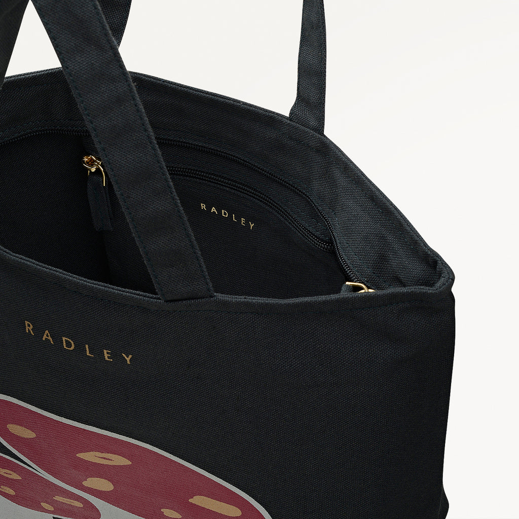 Mushroom Mate Fabric Small Ziptop Crook in Pine Needle - 112572