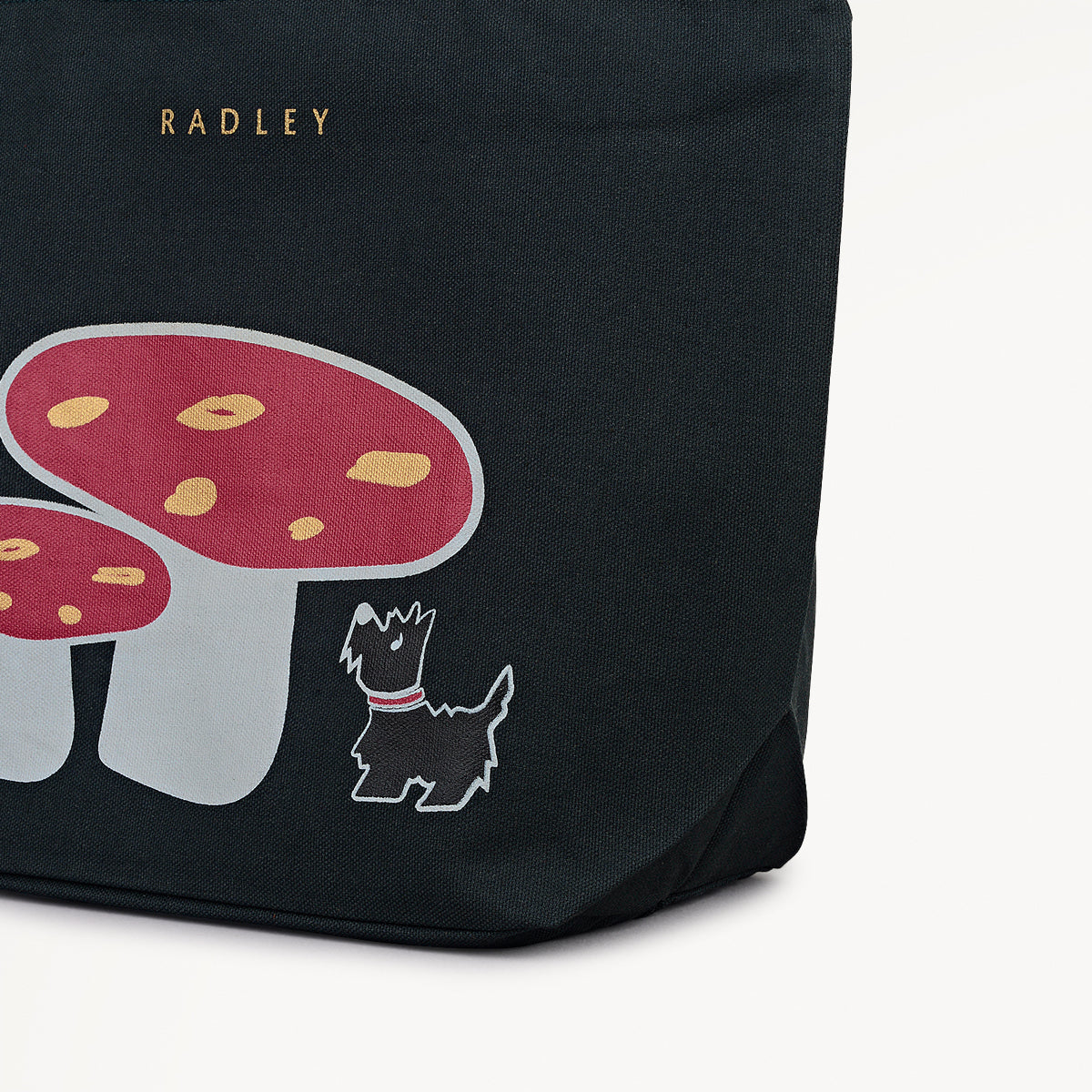 Mushroom Mate Fabric Small Ziptop Crook in Pine Needle - 112572