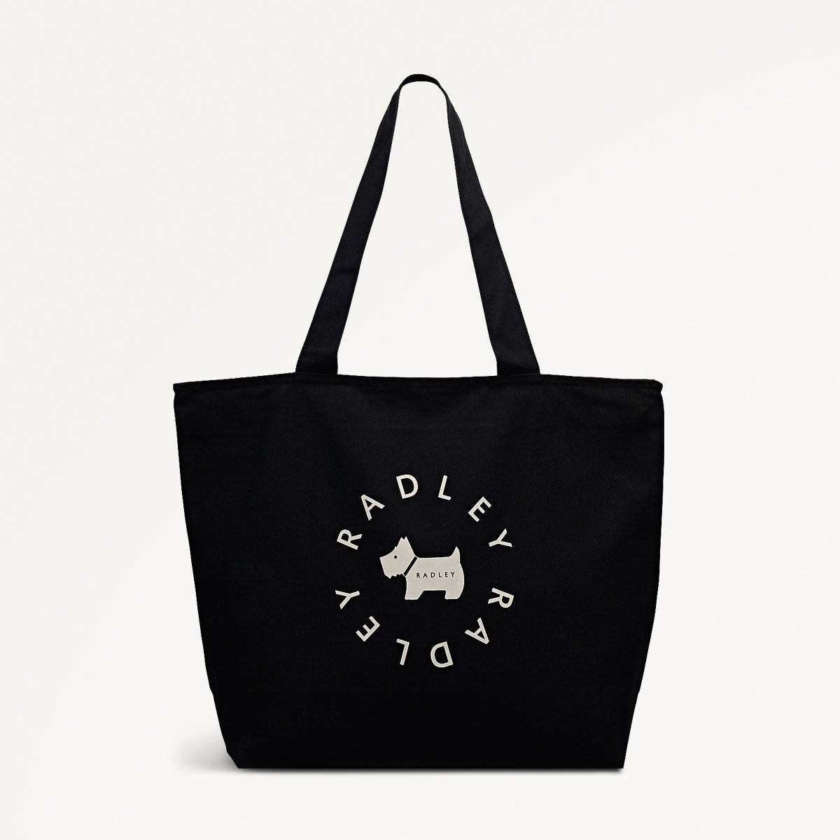 Radley In The Round Fabric Large Ziptop Tote in Black - 112575