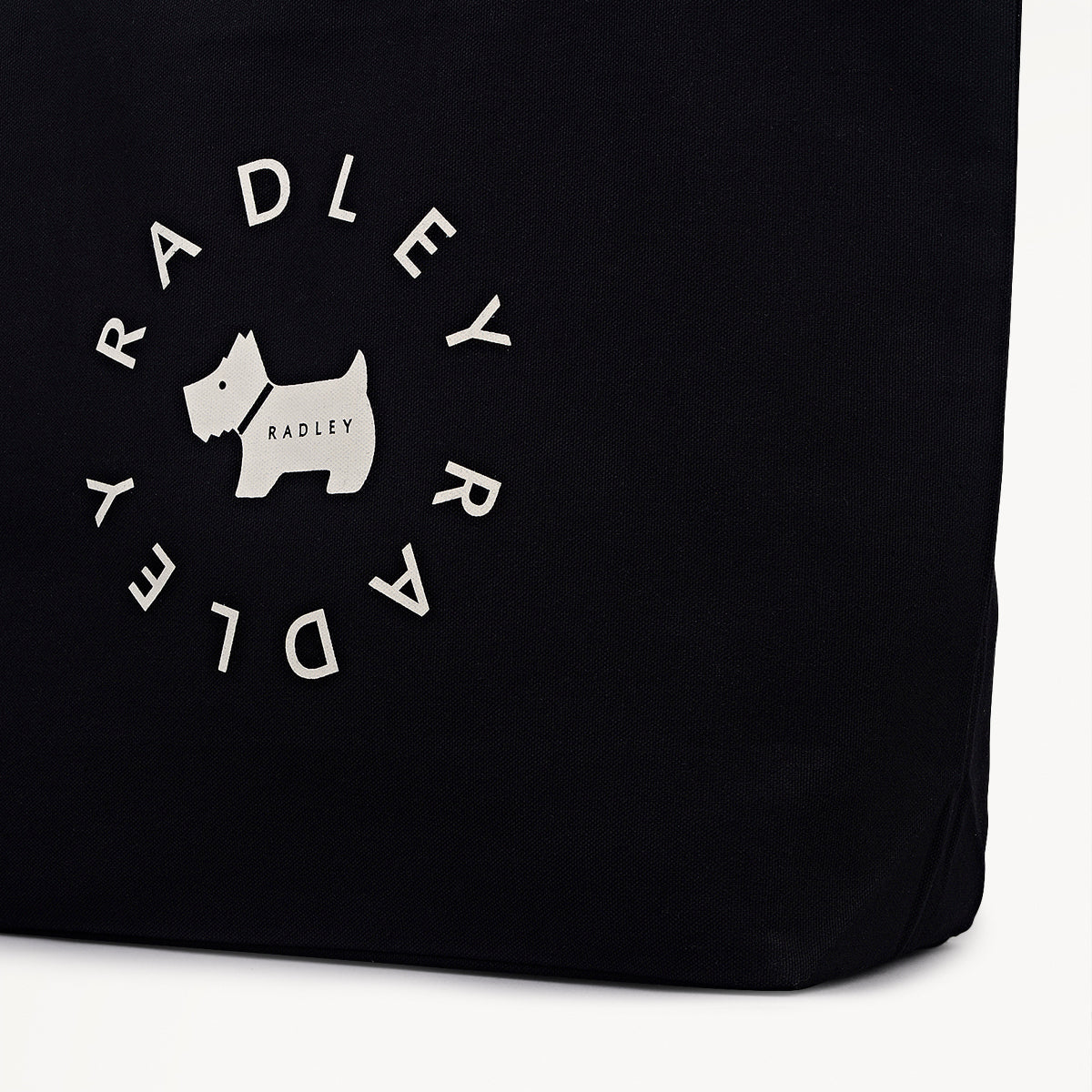 Radley In The Round Fabric Large Ziptop Tote in Black - 112575