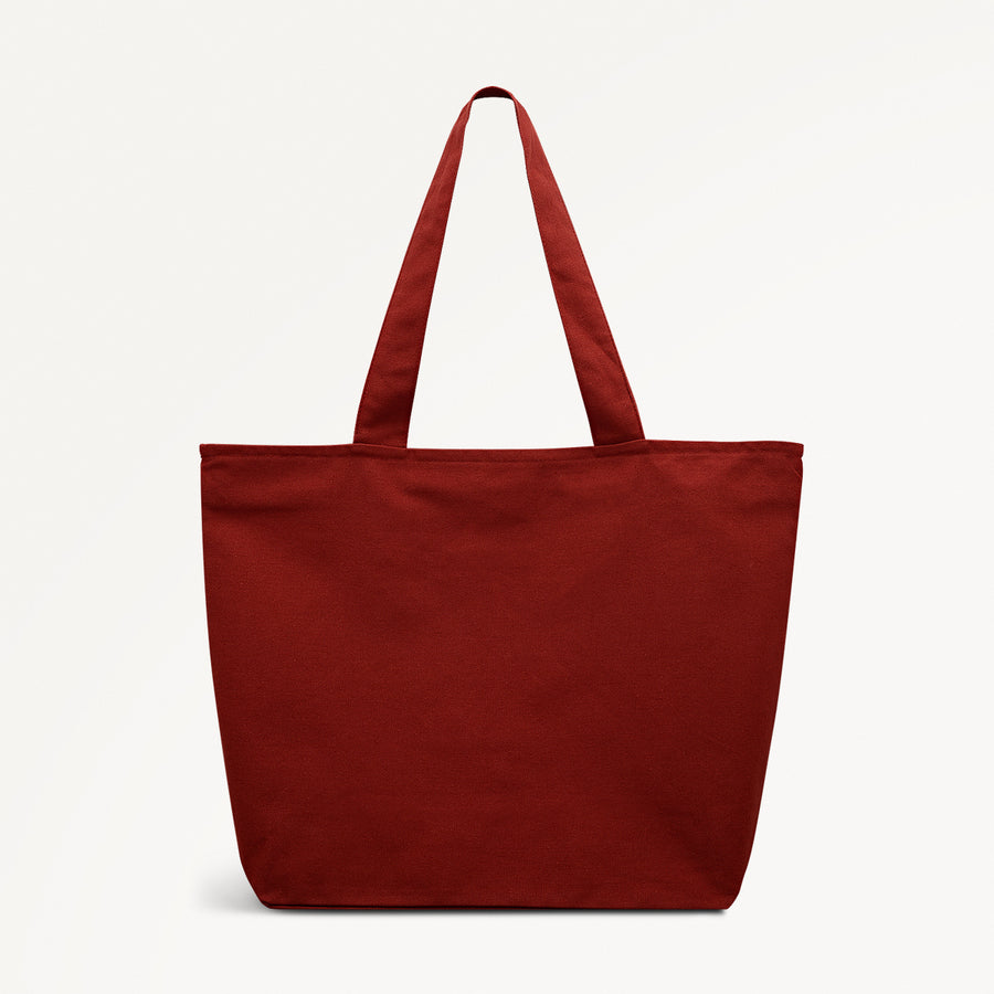 Radley In The Round Fabric Large Ziptop Tote in Carmine - 112576