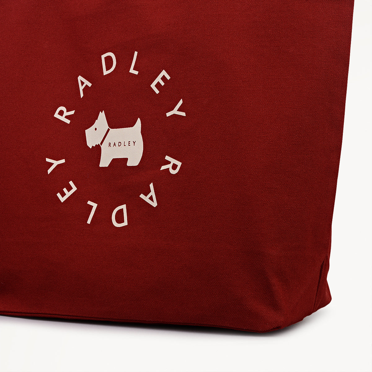 Radley In The Round Fabric Large Ziptop Tote in Carmine - 112576