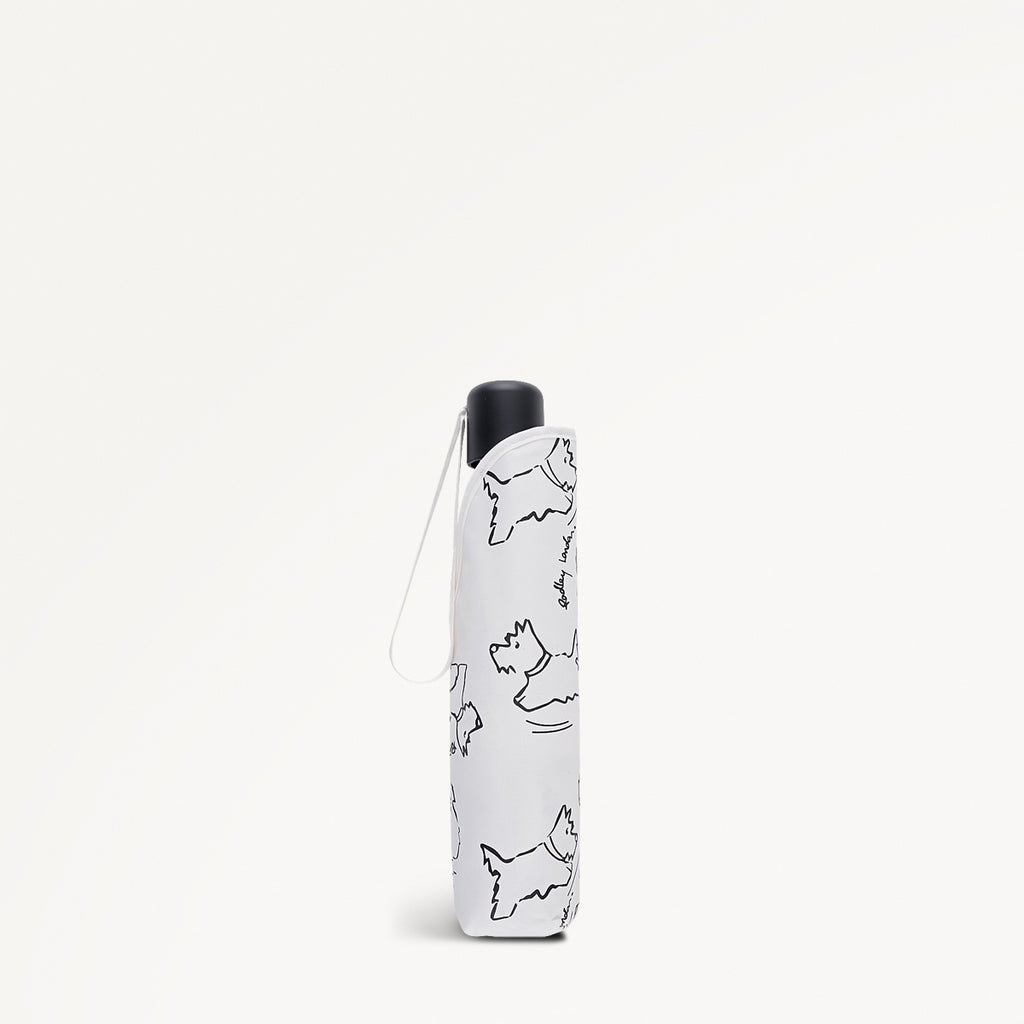 Sketch Street Fabric Superlite Responsible Umbrella in Chalk - 112582