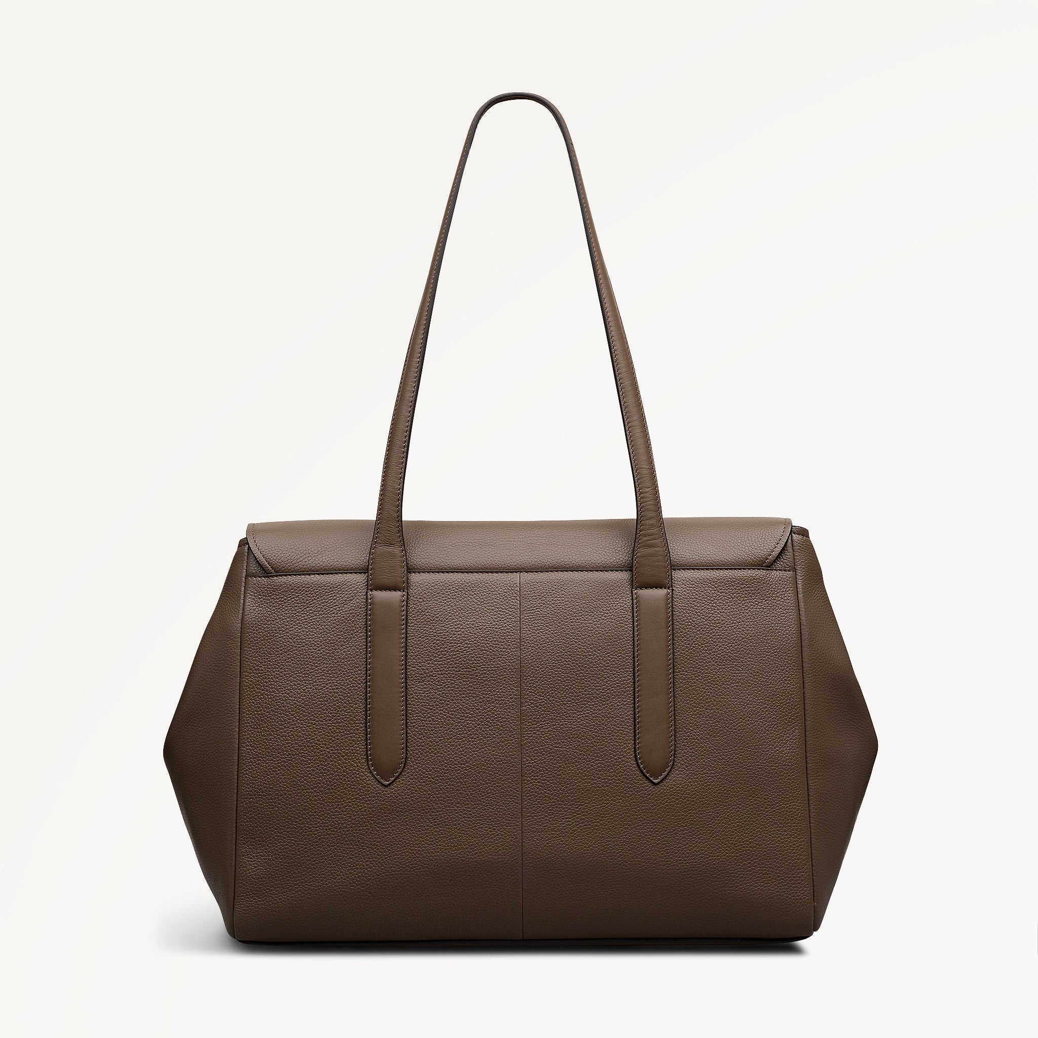 KNIGHTSBRIDGE COURT LARGE FLAPOVER SHOULDER COFFEE