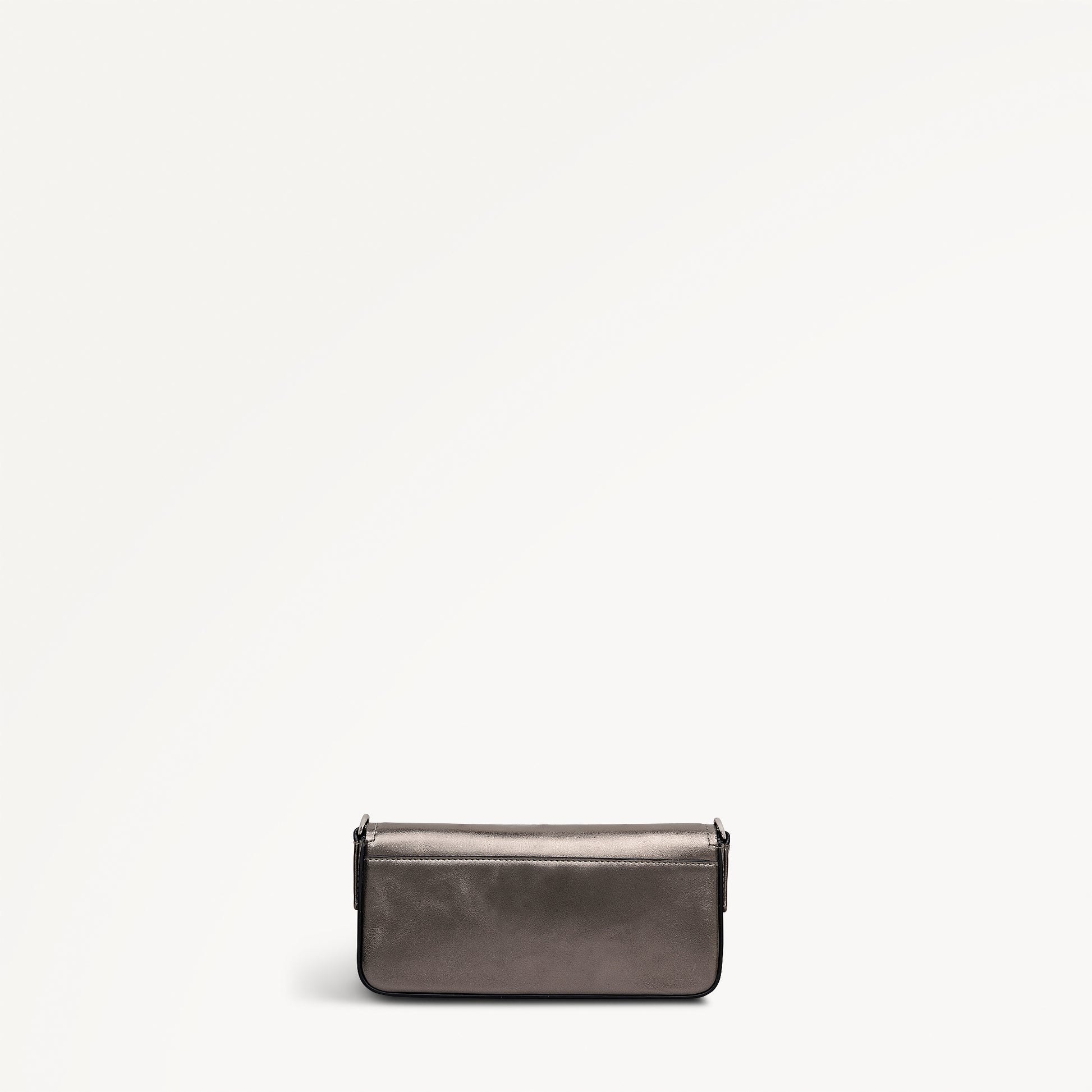 Crosby Alley Leather Large Phone Cross Body Bag in Gun Metal - 112645