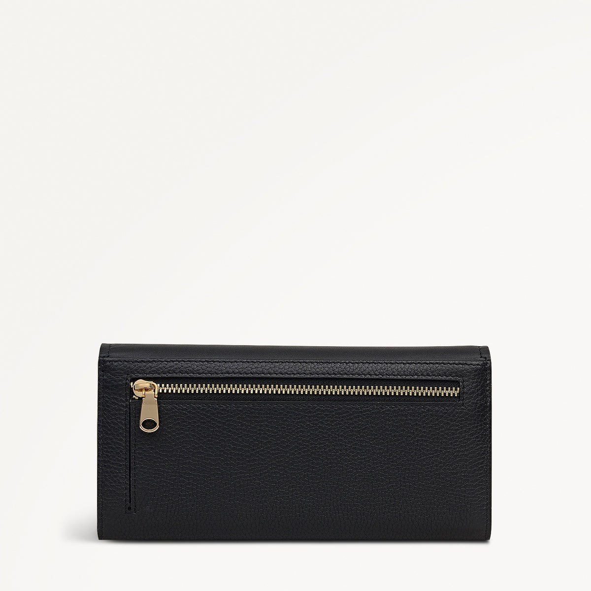 Mayfair Lane Leather Large Flapover Wallet in Black - 112679