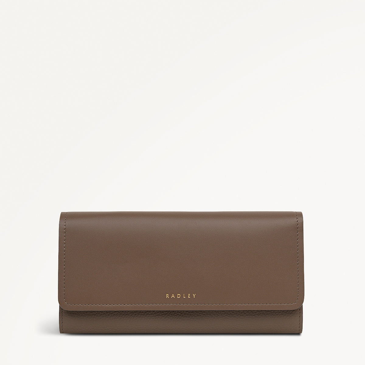Mayfair Lane Leather Large Flapover Wallet in Coffee - 112680