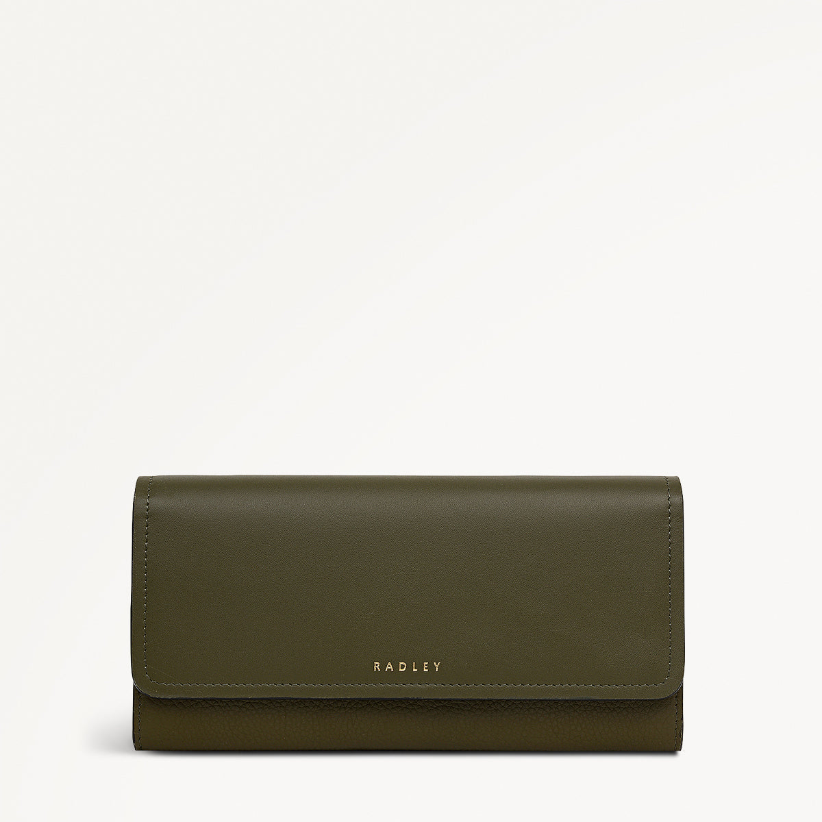 Mayfair Lane Leather Large Flapover Wallet in Pine Needle - 112681