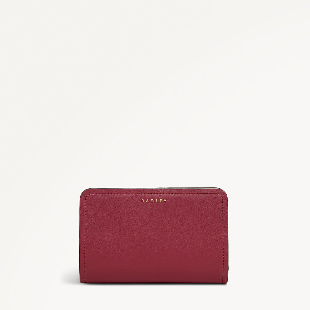 Mayfair Lane Leather Medium Bifold Wallet in Carmine - 112683