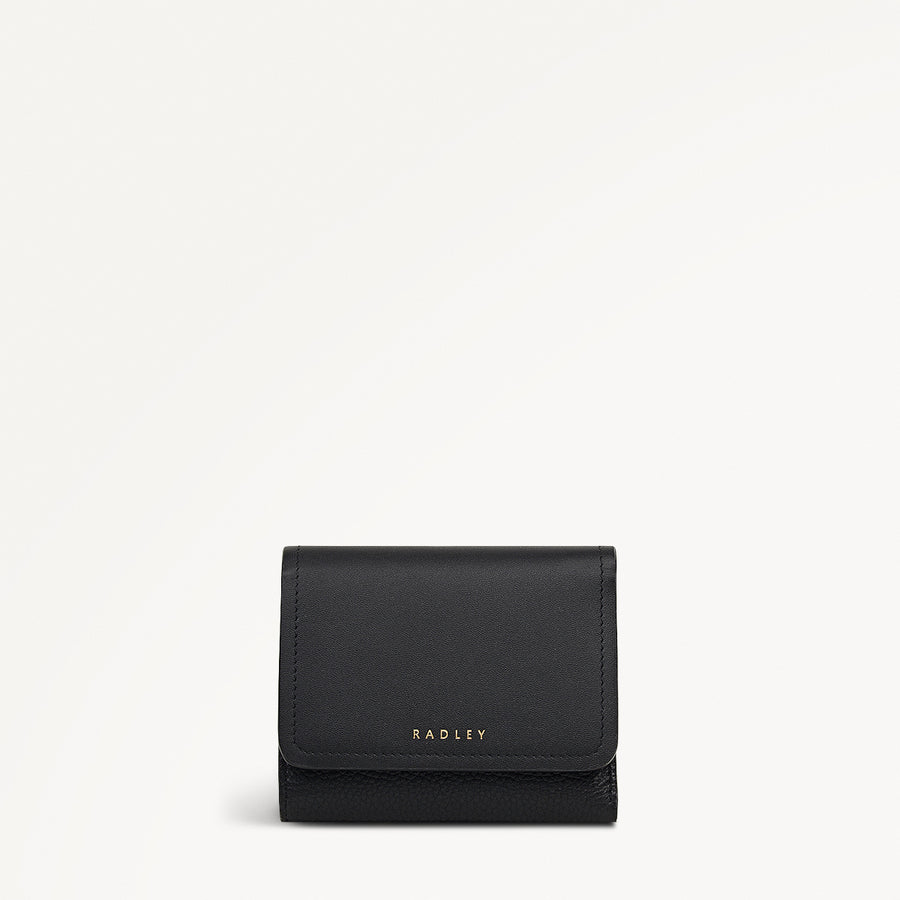 Mayfair Lane Leather Small Trifold Wallet in Black - 112684