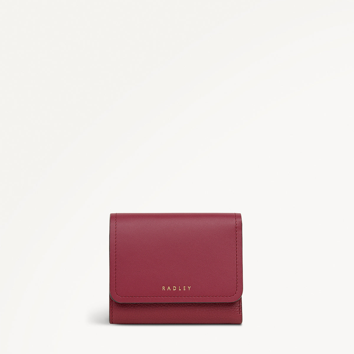 Mayfair Lane Leather Small Trifold Wallet in Carmine - 112686