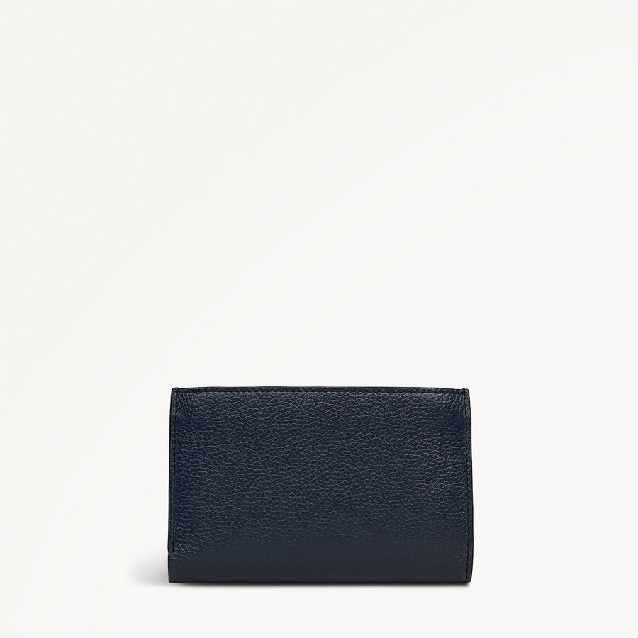 Fountain Mews Leather Medium Bifold Wallet in Ink - 112688