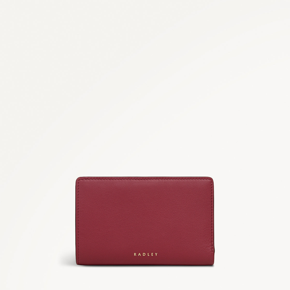 Fountain Mews Leather Medium Bifold Wallet in Cranberry - 112691