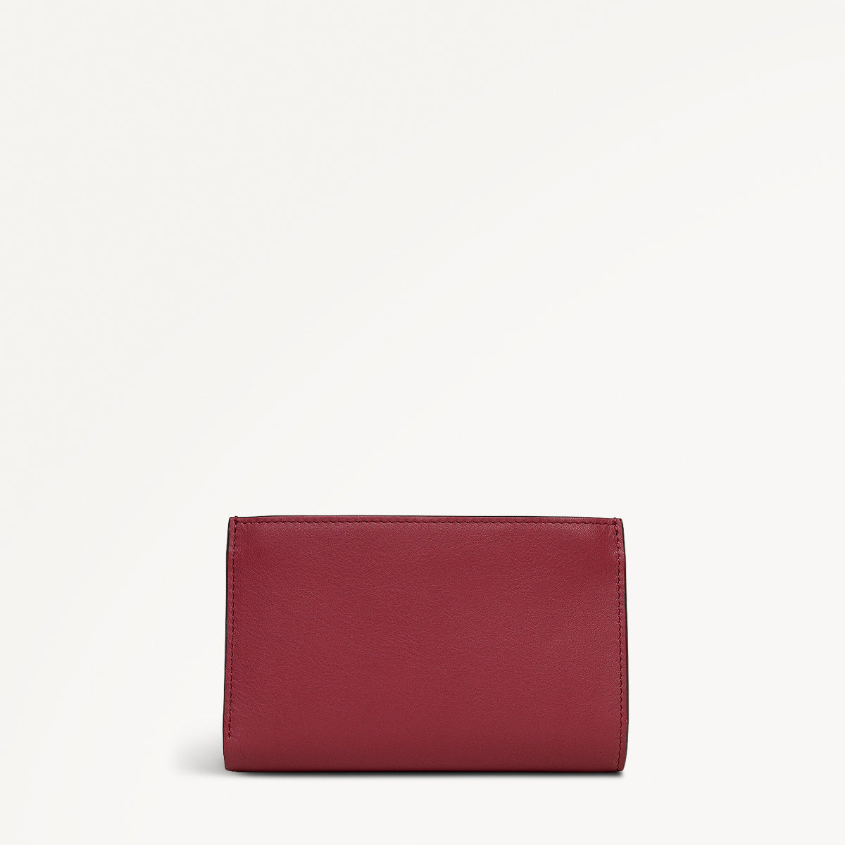 Fountain Mews Leather Medium Bifold Wallet in Cranberry - 112691