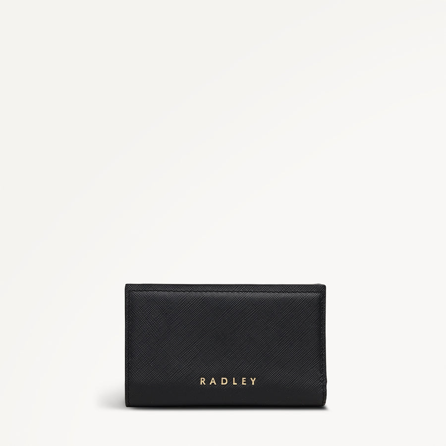 Crosby Alley Leather Medium Bifold Wallet in Black - 112701