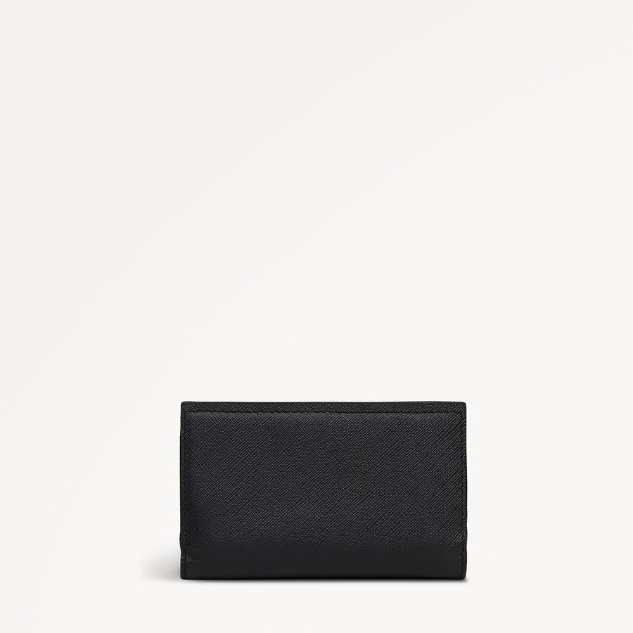 Crosby Alley Leather Medium Bifold Wallet in Black - 112701