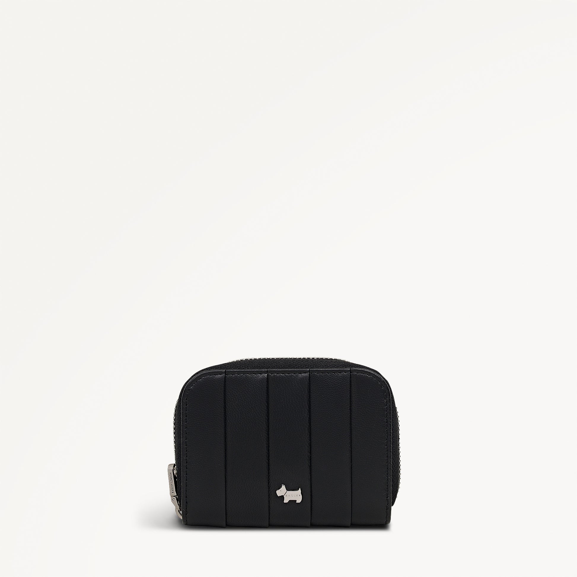 Burton Way Leather Small Zip Around Wallet in Black - 112704