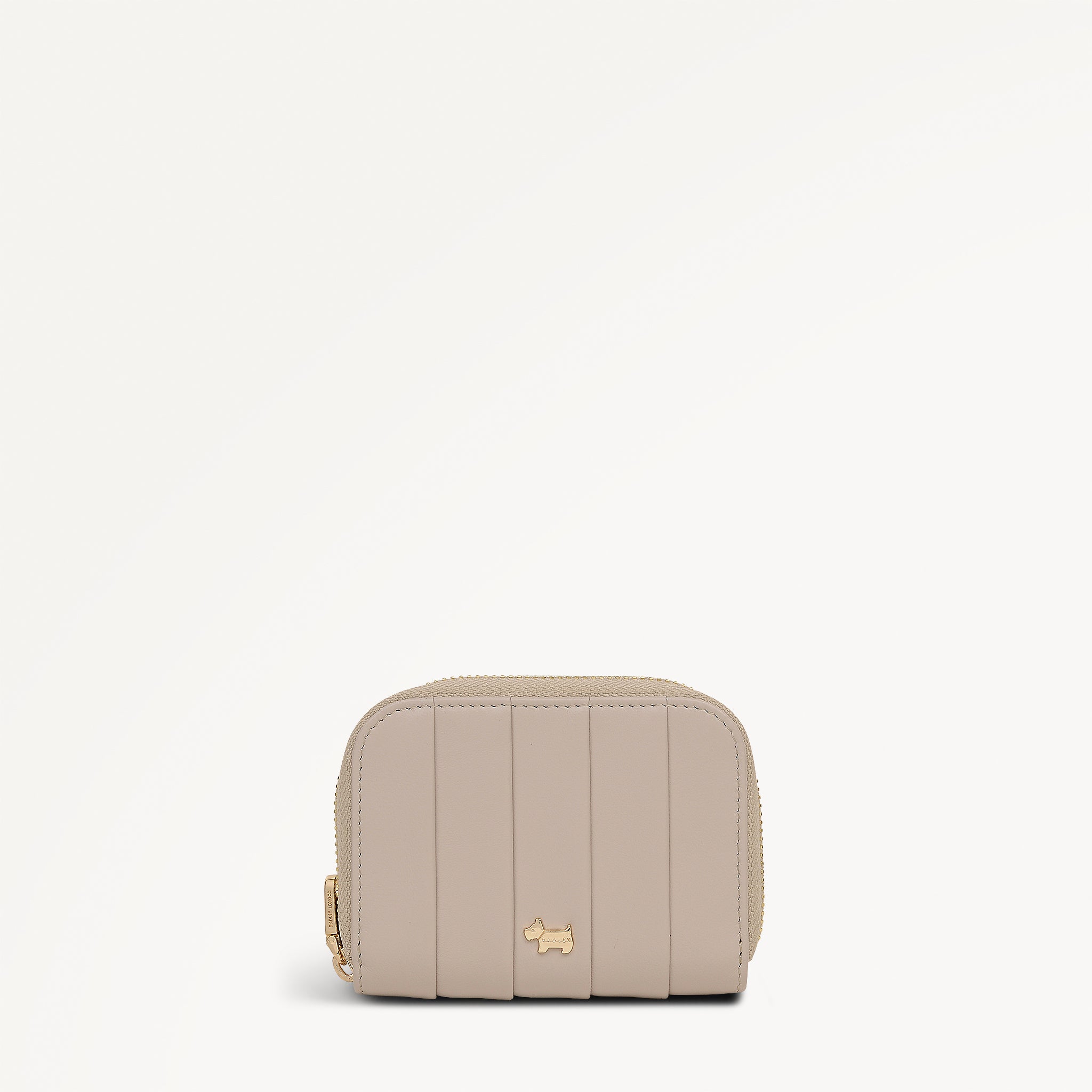 Burton Way Leather Small Zip Around Wallet in Porcini - 112705