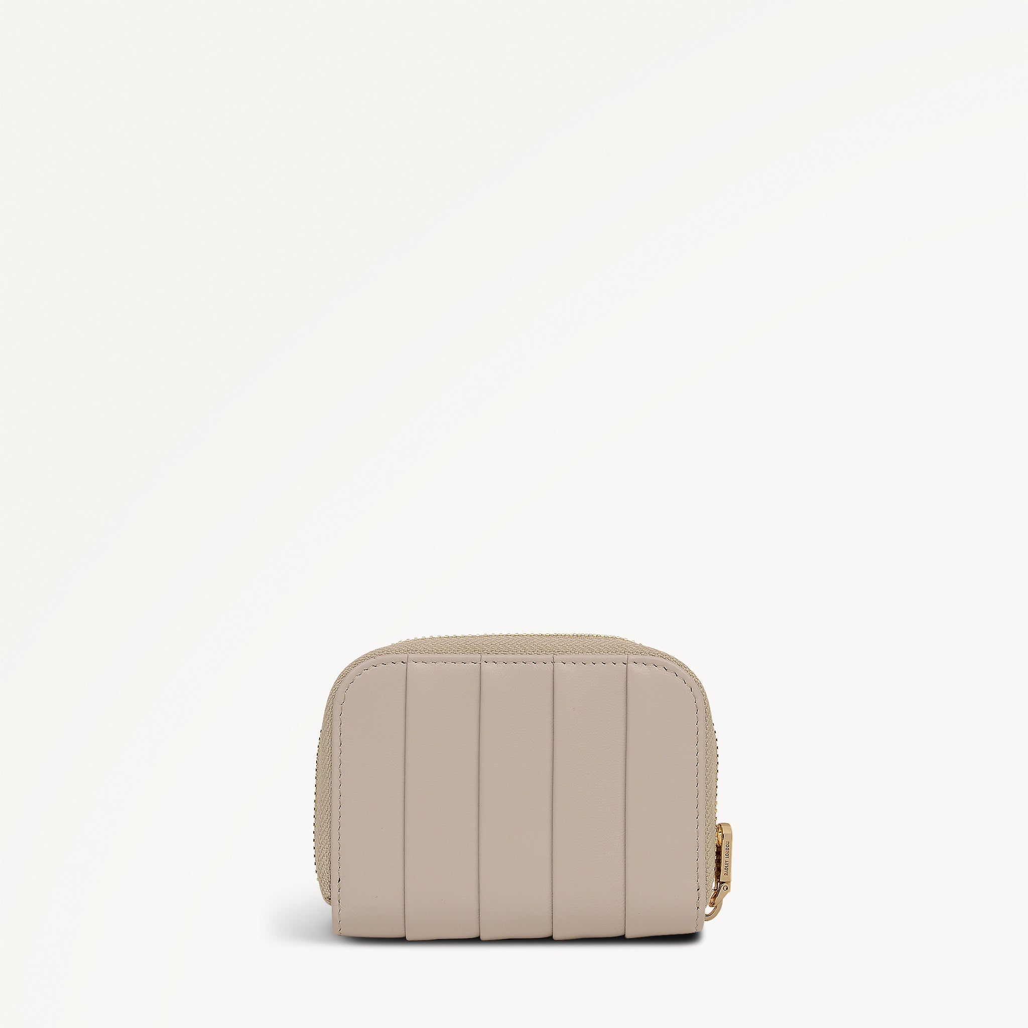 Burton Way Leather Small Zip Around Wallet in Porcini - 112705