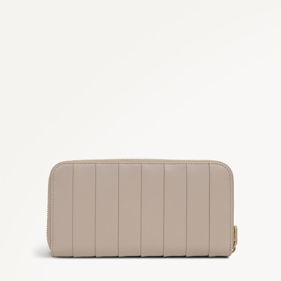 Burton Way Large Zip Around Wallet in Porcini - 112708