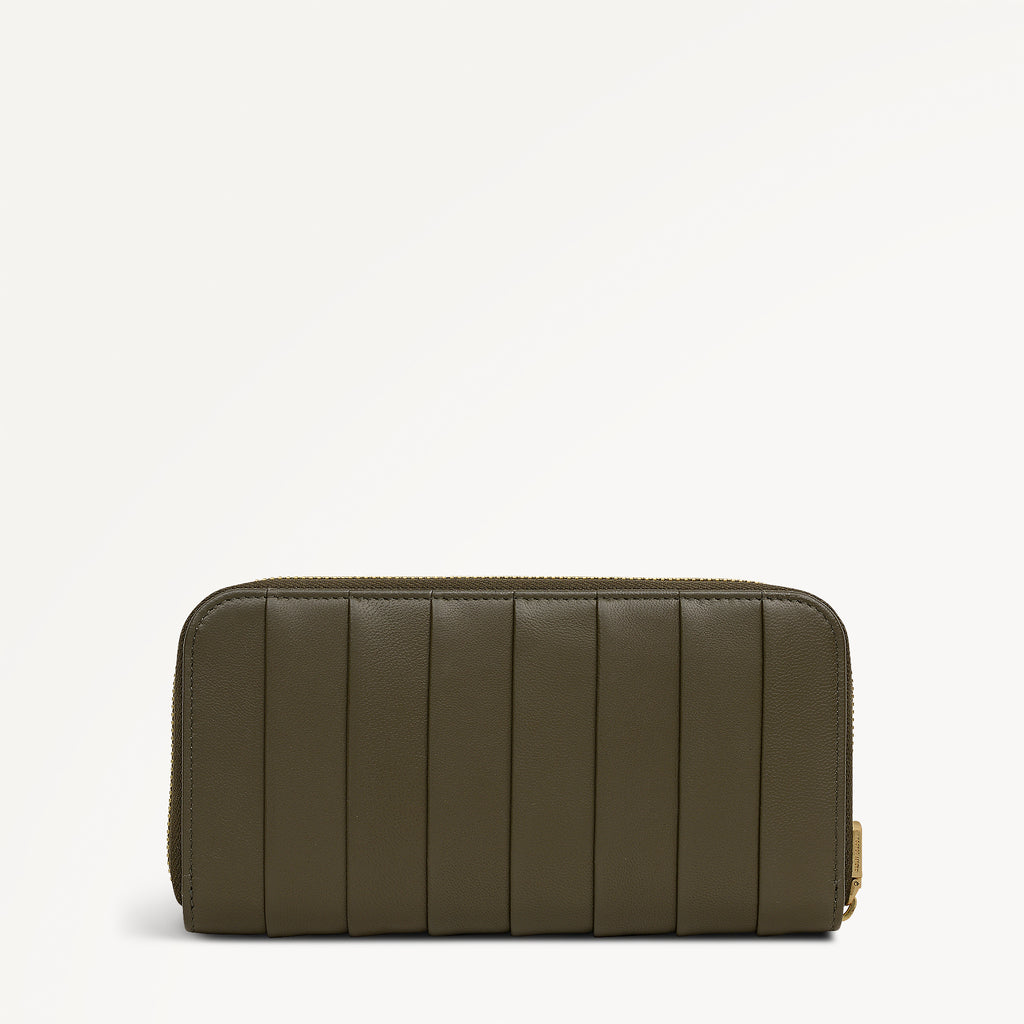 Burton Way Large Zip Around Wallet in Pine Needle - 112709