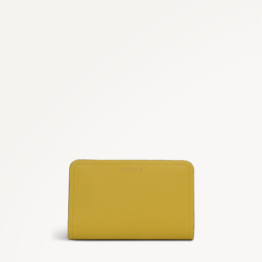 Elm Avenue Leather Medium Bifold Wallet in Ochre - 112712