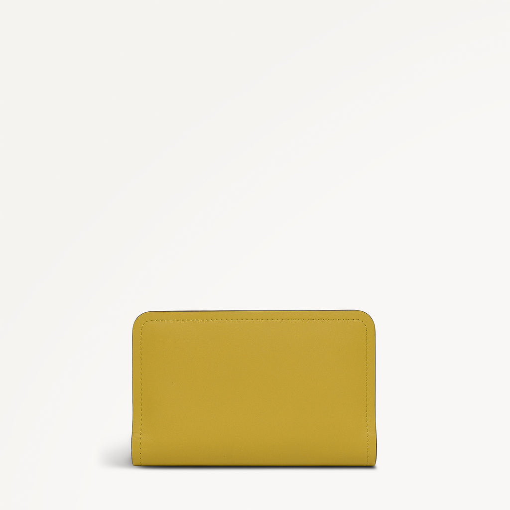 Elm Avenue Leather Medium Bifold Wallet in Ochre - 112712