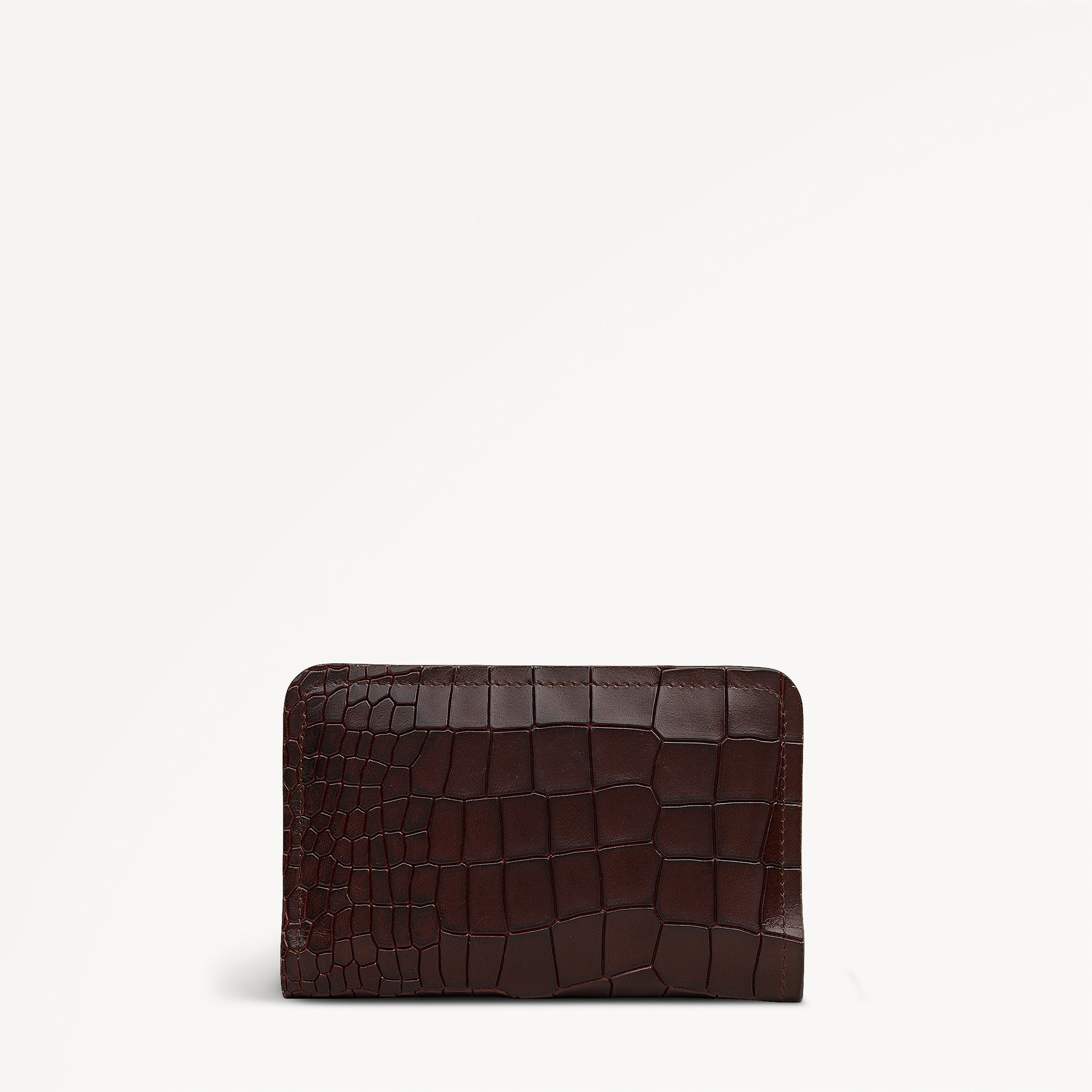 Elm Avenue Leather Medium Bifold Wallet in Dark Brown - 112714