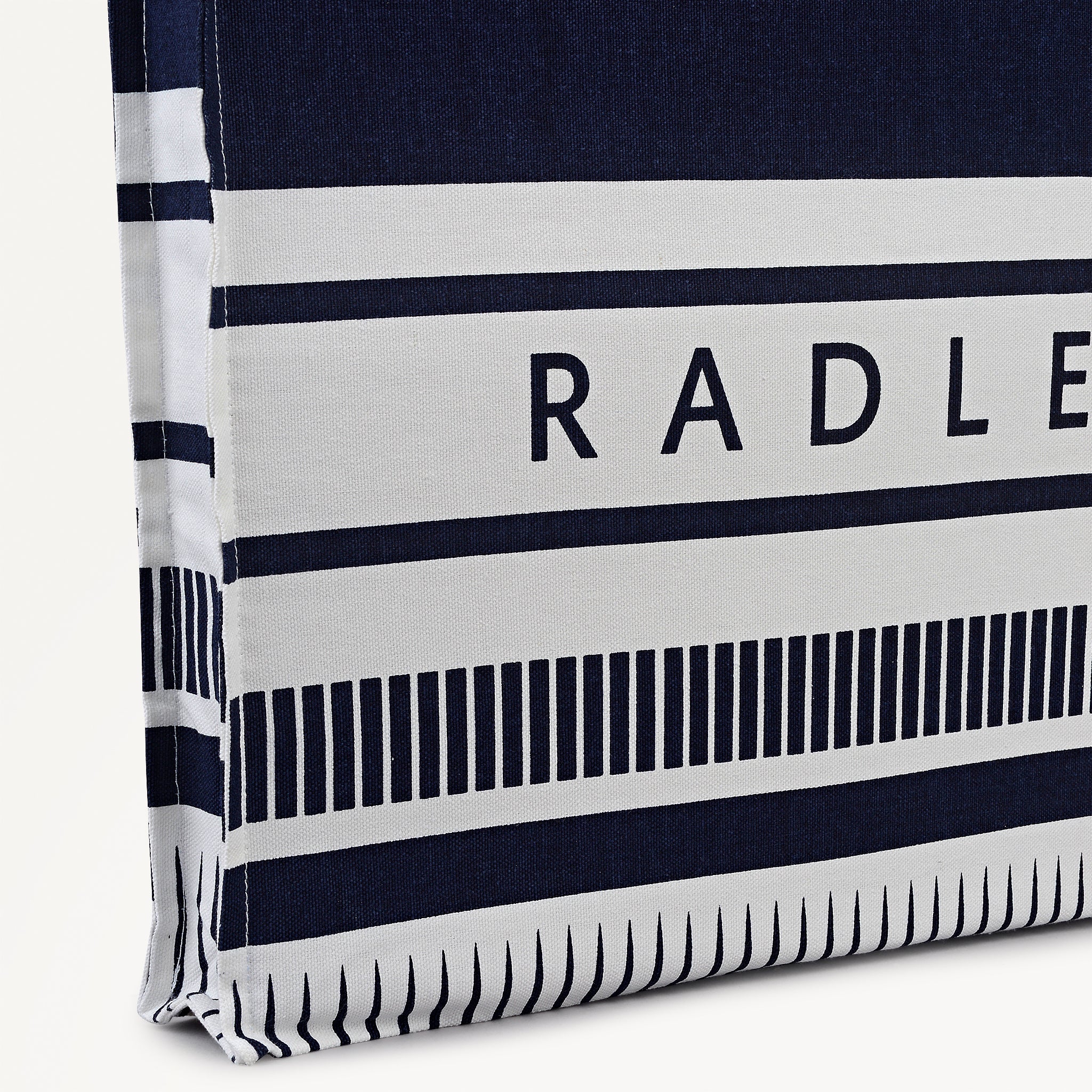 Radley Stripe Fabric Extra Large Open Top Tote in Ink - 112722