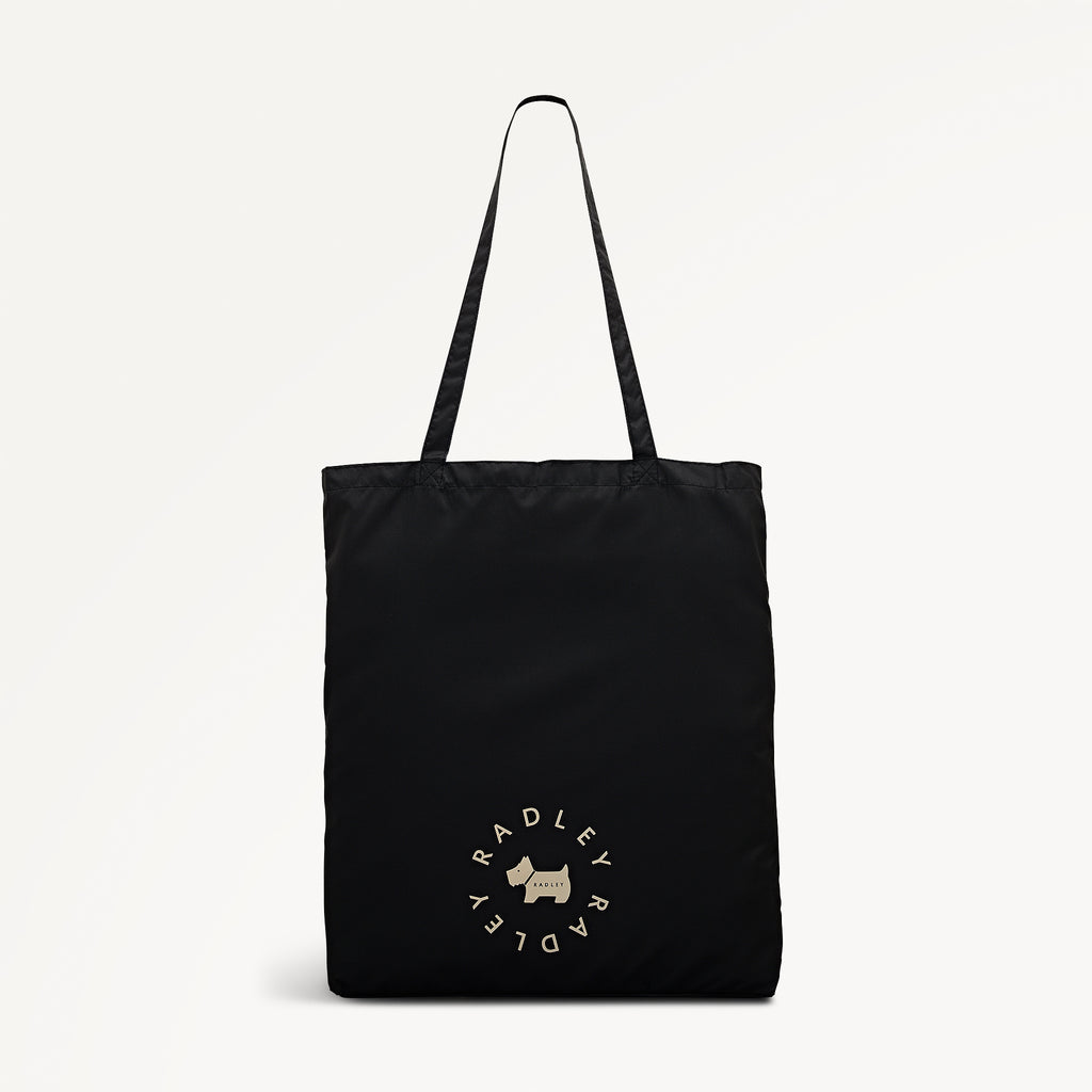 Radley In The Round Fabric Responsible Foldaway in Black - 112724