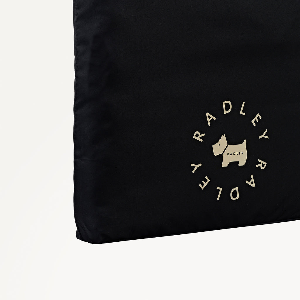 Radley In The Round Fabric Responsible Foldaway in Black - 112724