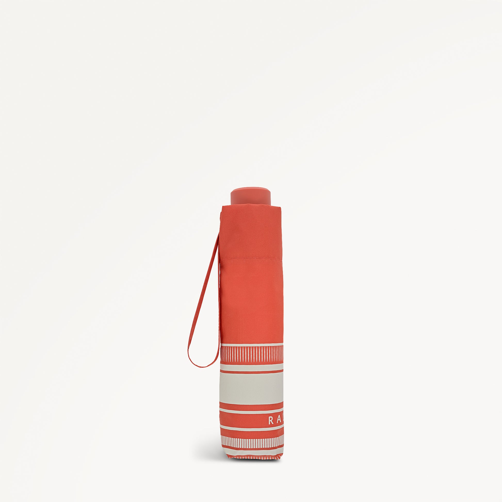 Radley Stripe Fabric Responsible Handbag Umbrella in Flame - 112727